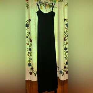 Lanvin Black Sleeveless Maxi Gown for Weddings